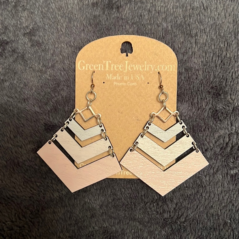 Gradient Geometric Earrings